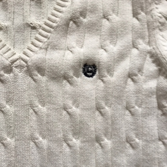 Chaps v-neck ribbed long sleeve cotton sweater - Picture 2 of 3